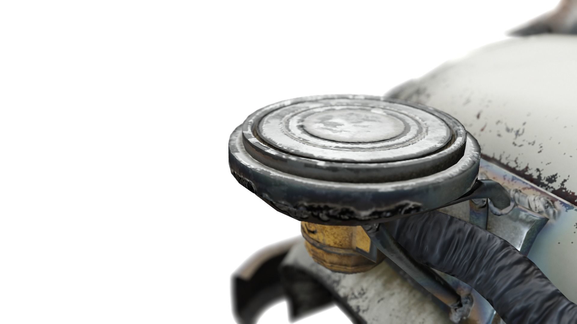 Retro vintage battle race suv car four-wheel drive lvl2 da1 Low-poly 3D model_13