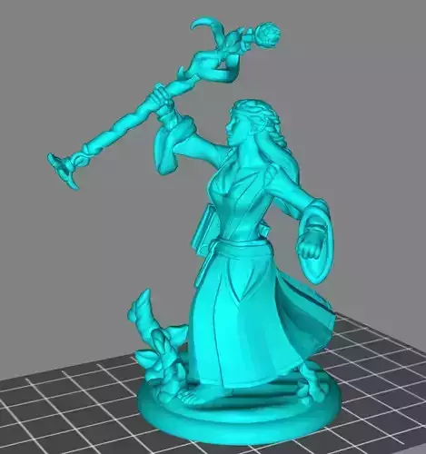 Elf Wizard 3D print model