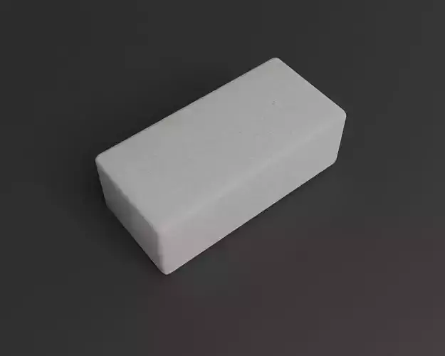 White brick  Lowpoly pack of bricks blocks low-poly
