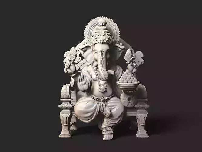 LORD SHRI GANESHA GANAPATI DADA PILLAIYAR VINAYAKA 3D print model