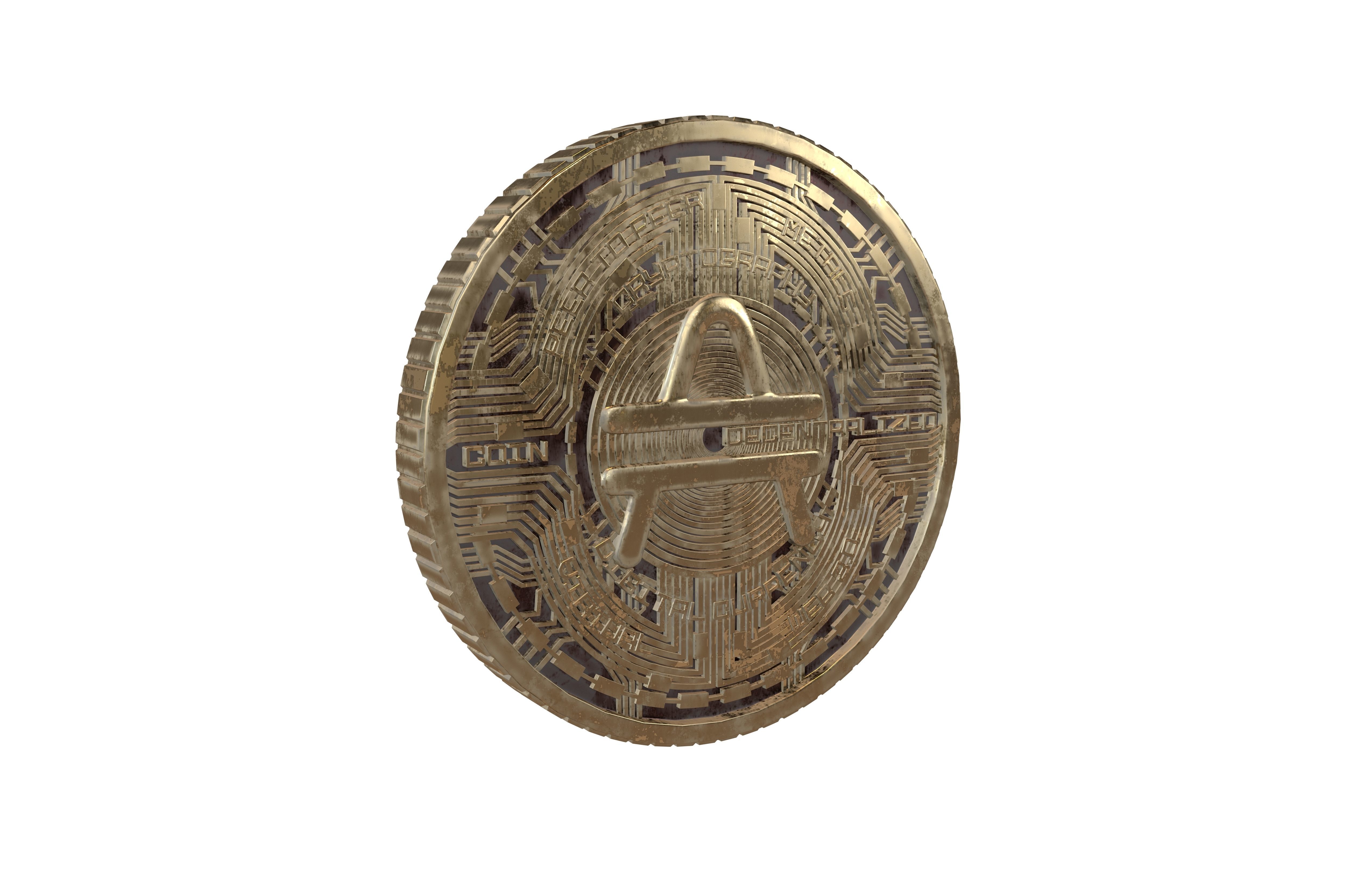 Amp Coin v7 005 3D model_2