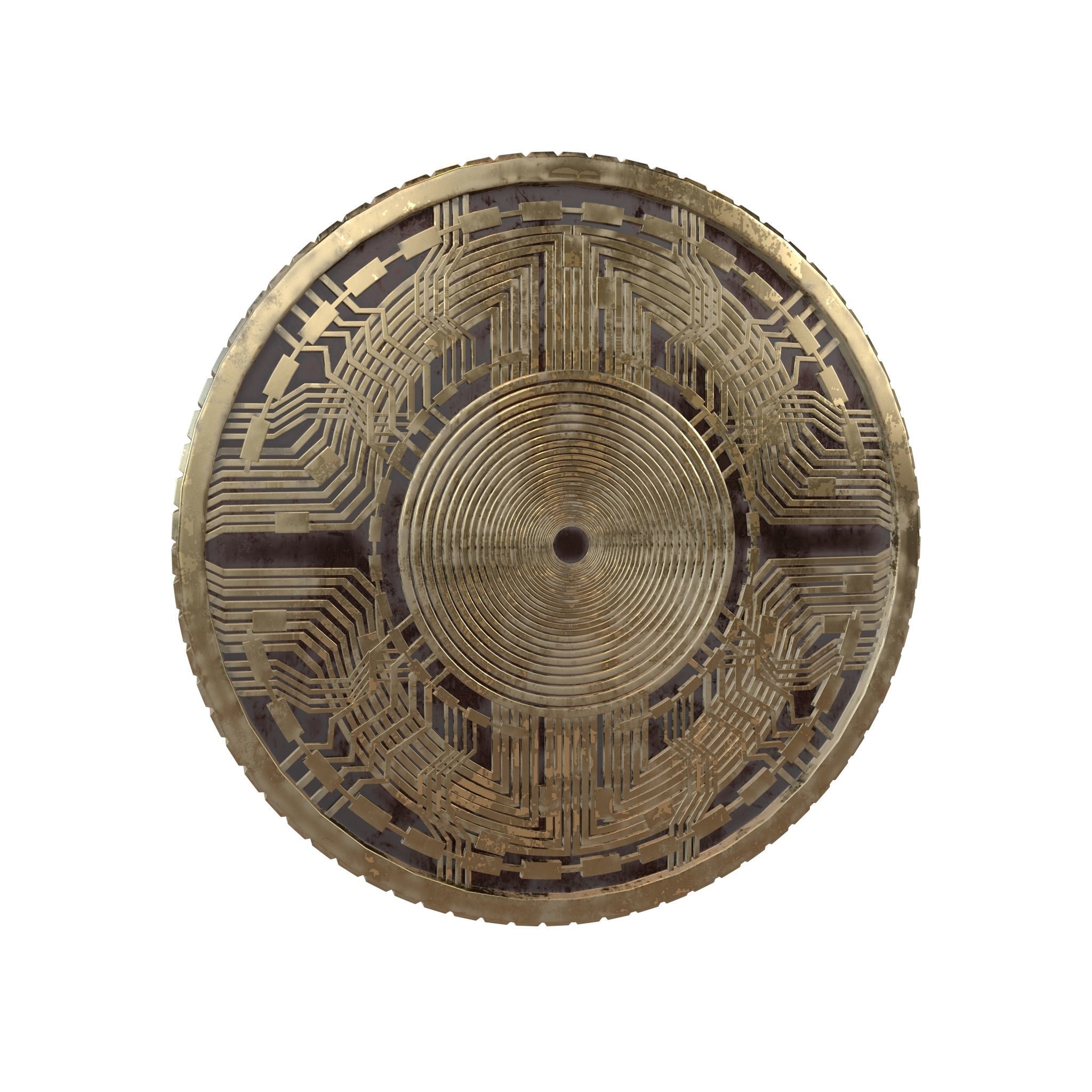 Amp Coin v7 005 3D model_4