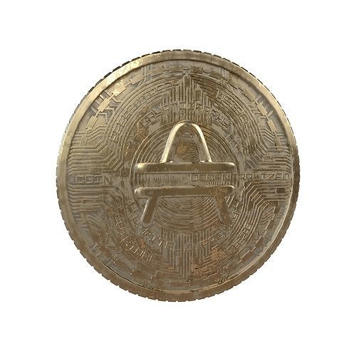 Amp Coin v7 006 3D model