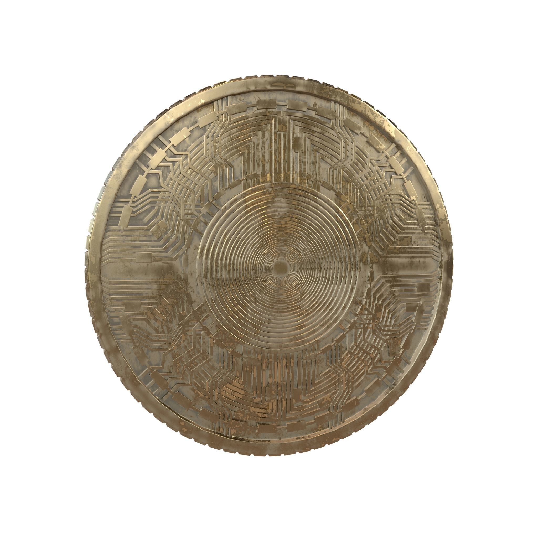 Amp Coin v7 006 3D model_4