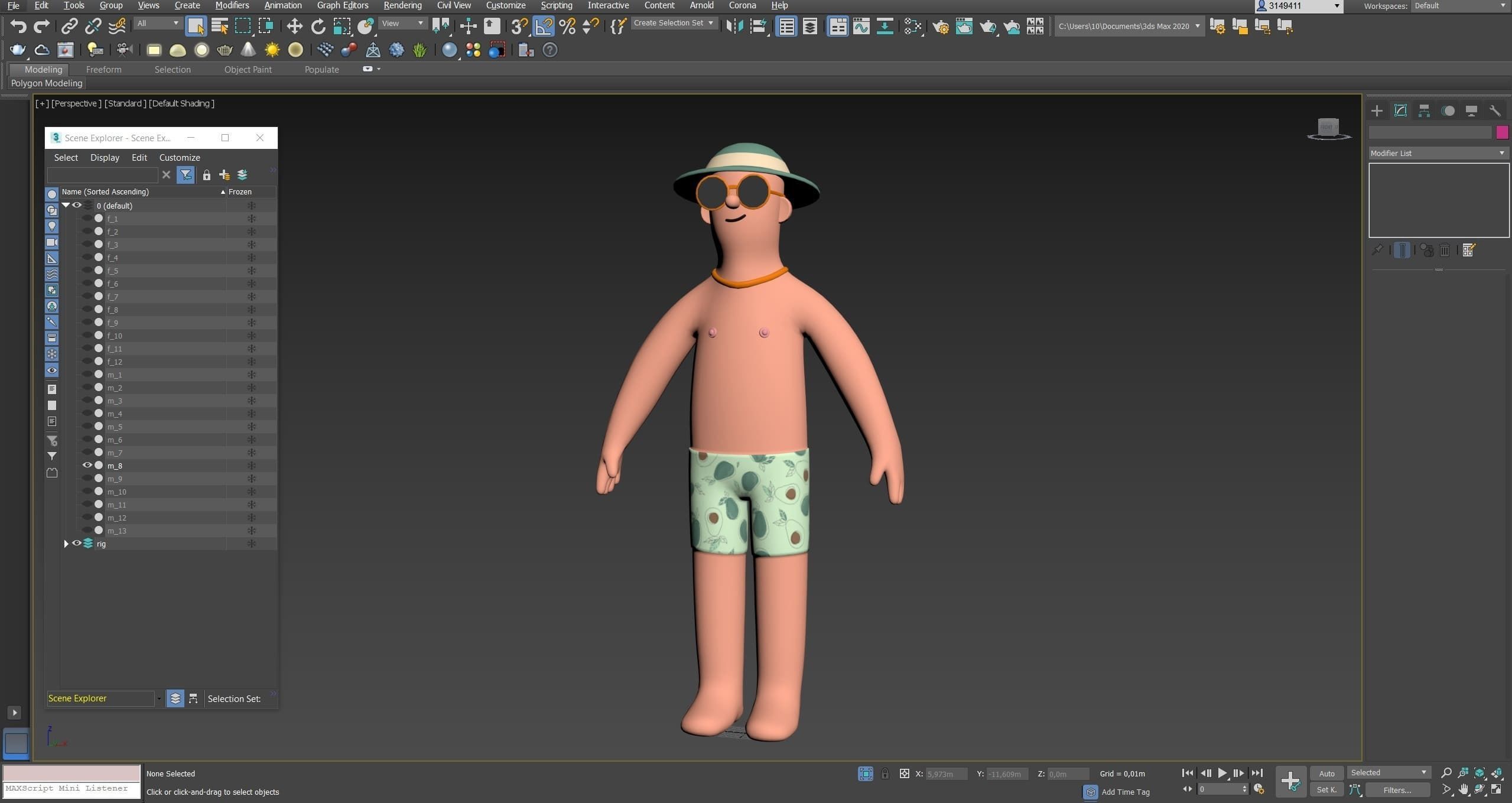 Cartoon Characters 4 Low-poly 3D model_23