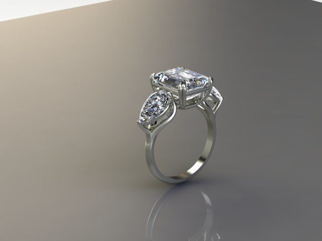 UNIQUE RING 3D print model_4