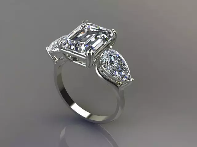 UNIQUE RING 3D print model_0