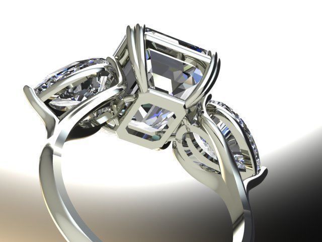 UNIQUE RING 3D print model_2