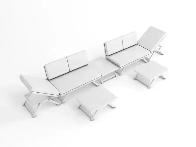 Foldable Garden Chair Table Set