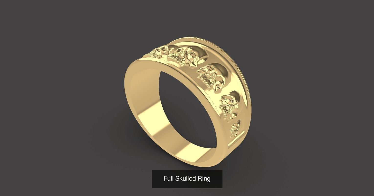 MYTOLOGICAL RINGS 3D Model Collection_5