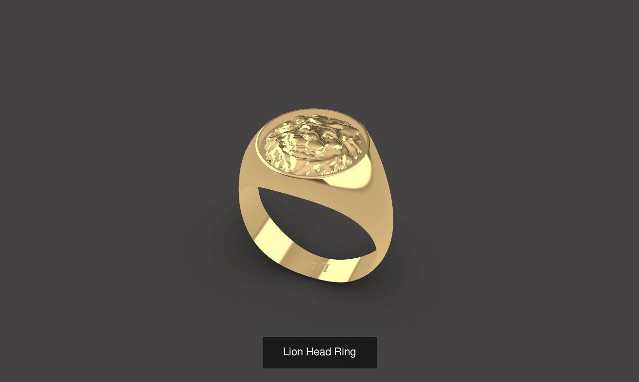 MYTOLOGICAL RINGS 3D Model Collection_1