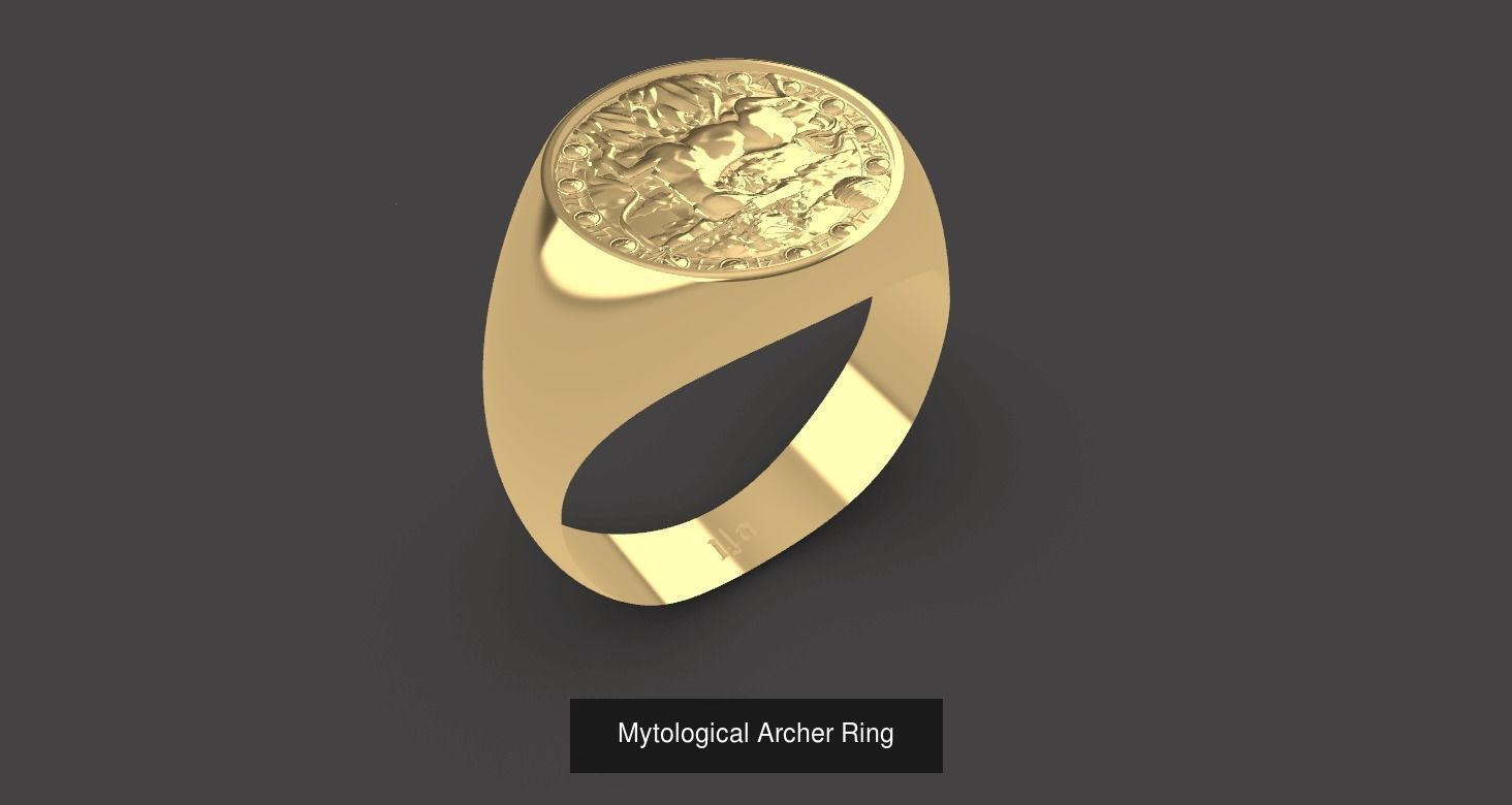 MYTOLOGICAL RINGS 3D Model Collection_3