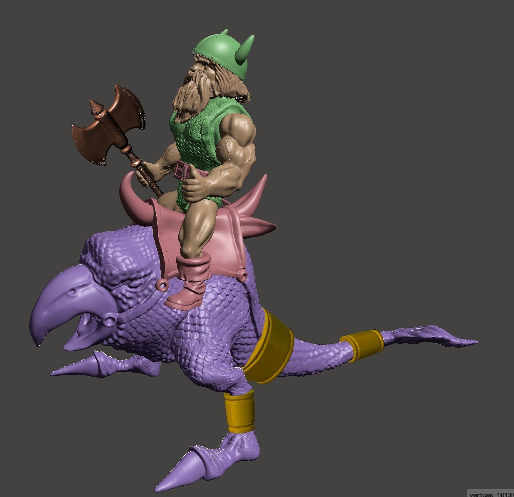 CHICKEN LEG - GOLDEN AXE 3D print model_5