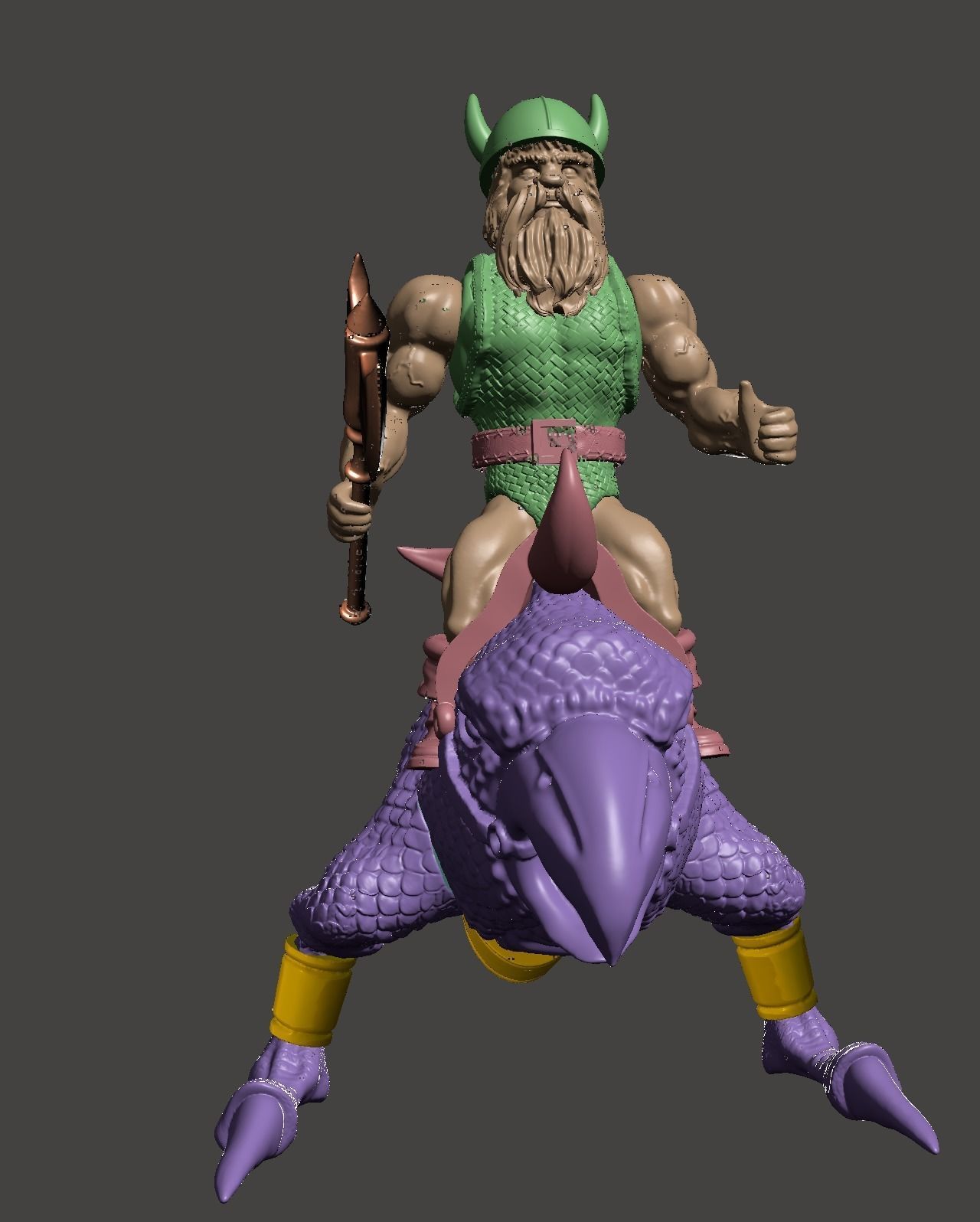 CHICKEN LEG - GOLDEN AXE 3D print model_3