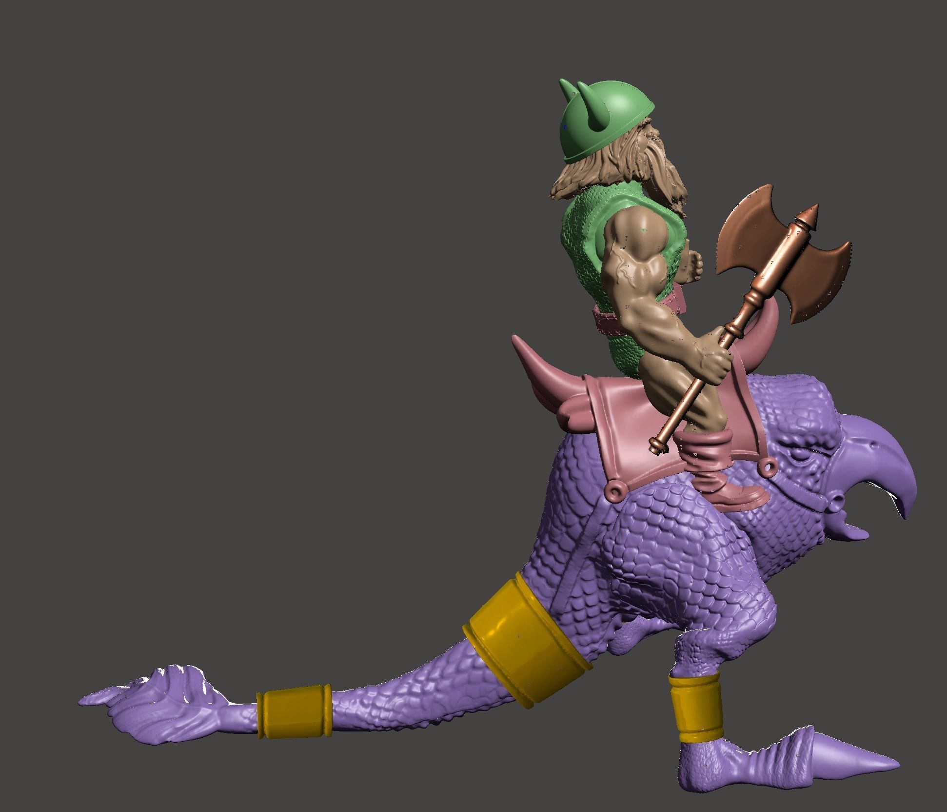 CHICKEN LEG - GOLDEN AXE 3D print model_4