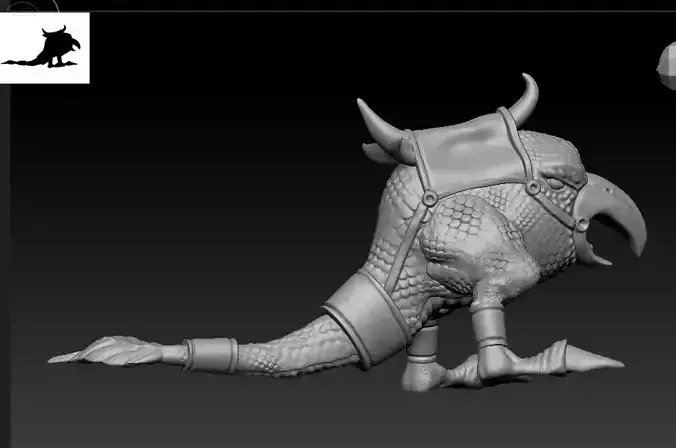 CHICKEN LEG - GOLDEN AXE 3D print model