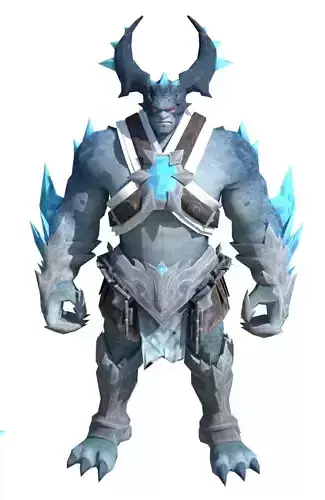 Frost Giant 3d model Low-poly 3D model