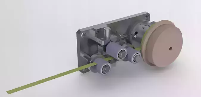 Roll mechanism 3D model