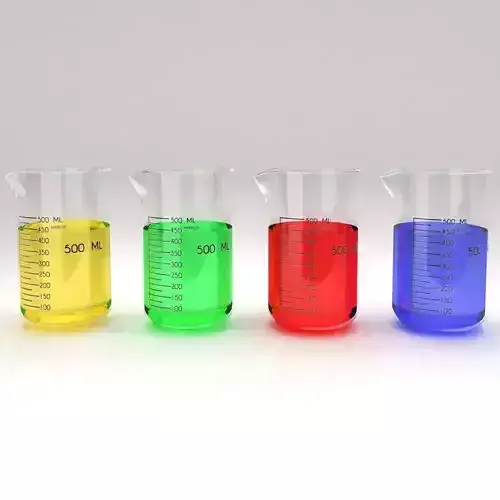 Laboratory beaker 3d model  3D model