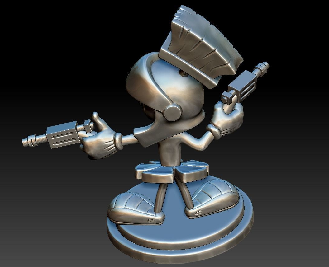 Marvin the Martian  3D print model_4