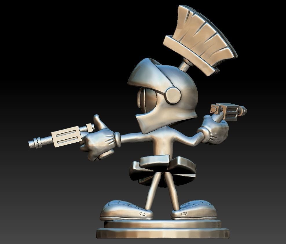 Marvin the Martian  3D print model_3