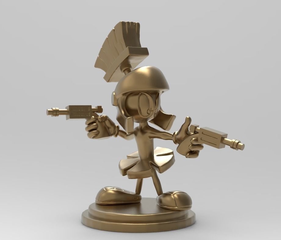 Marvin the Martian  3D print model_1