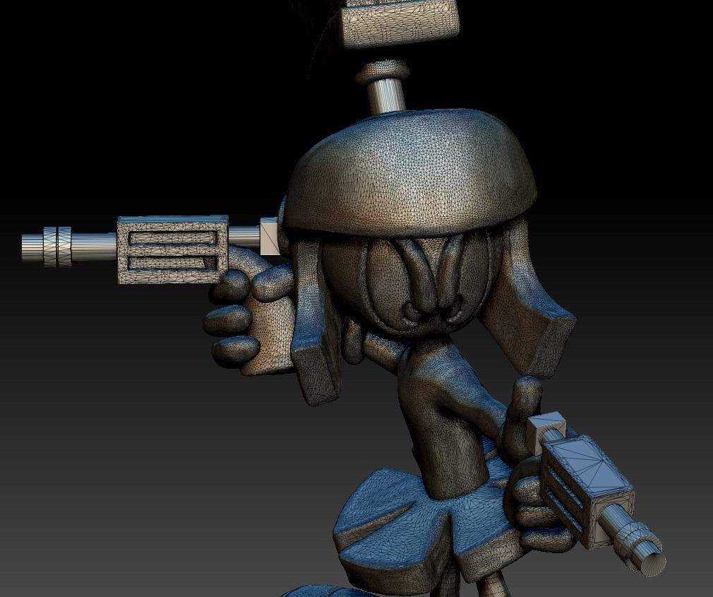 Marvin the Martian  3D print model_6