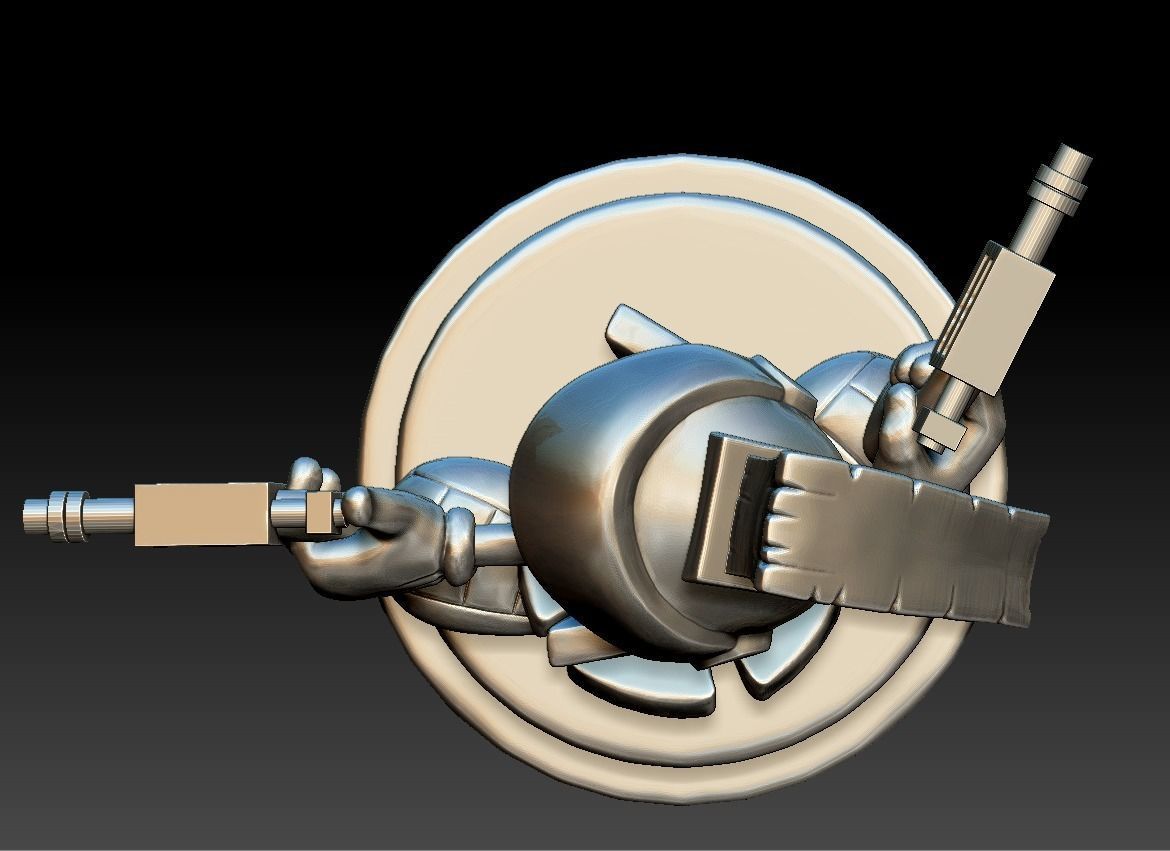 Marvin the Martian  3D print model_5