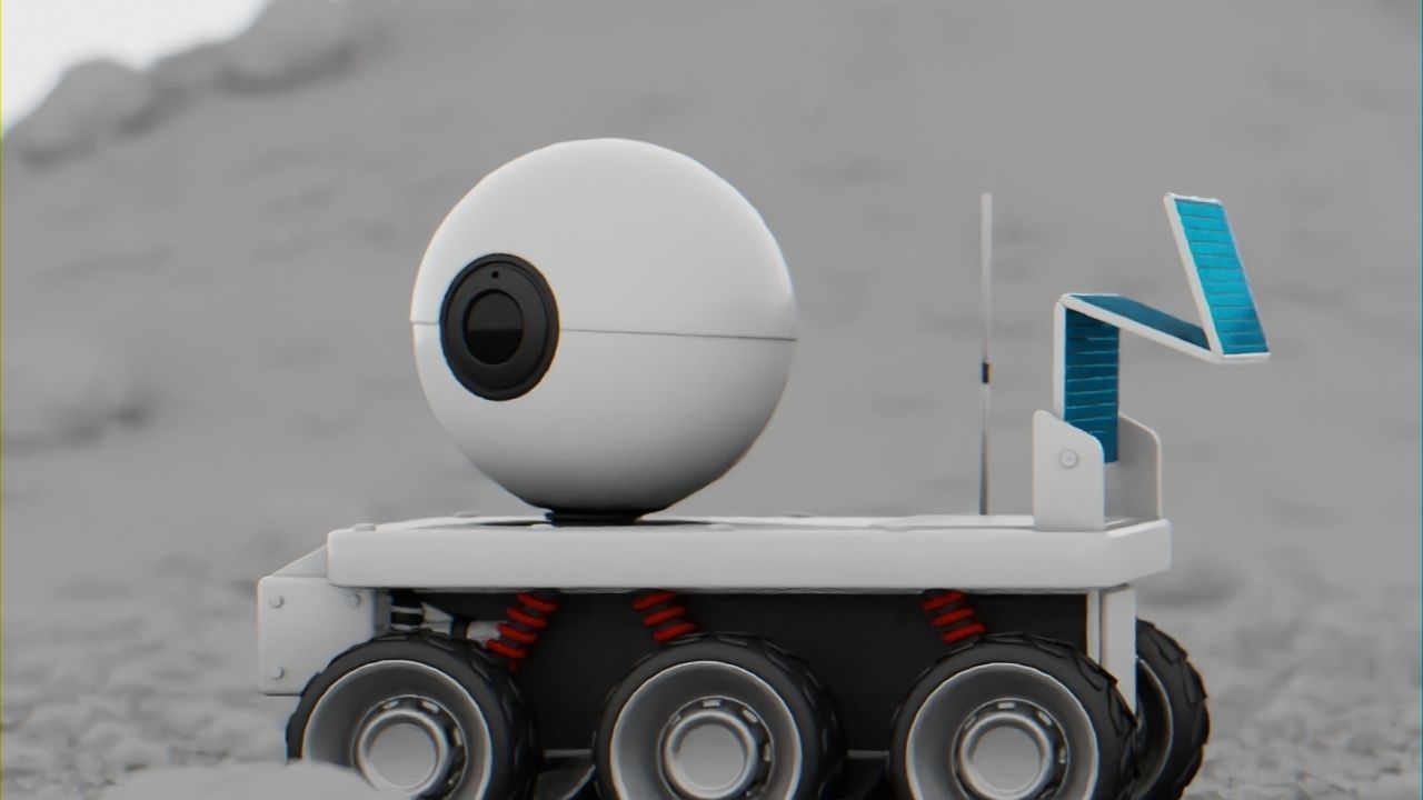 Space rover rigged - animated rover 3D model animated rigged | CGTrader