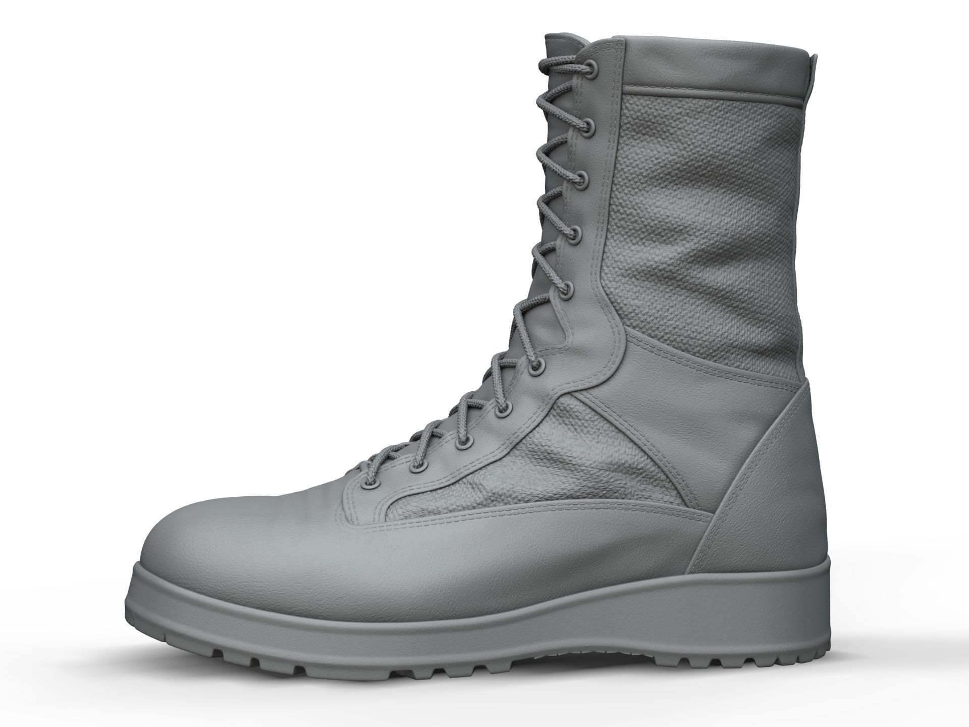 Army Boots - High Poly 3D model_2