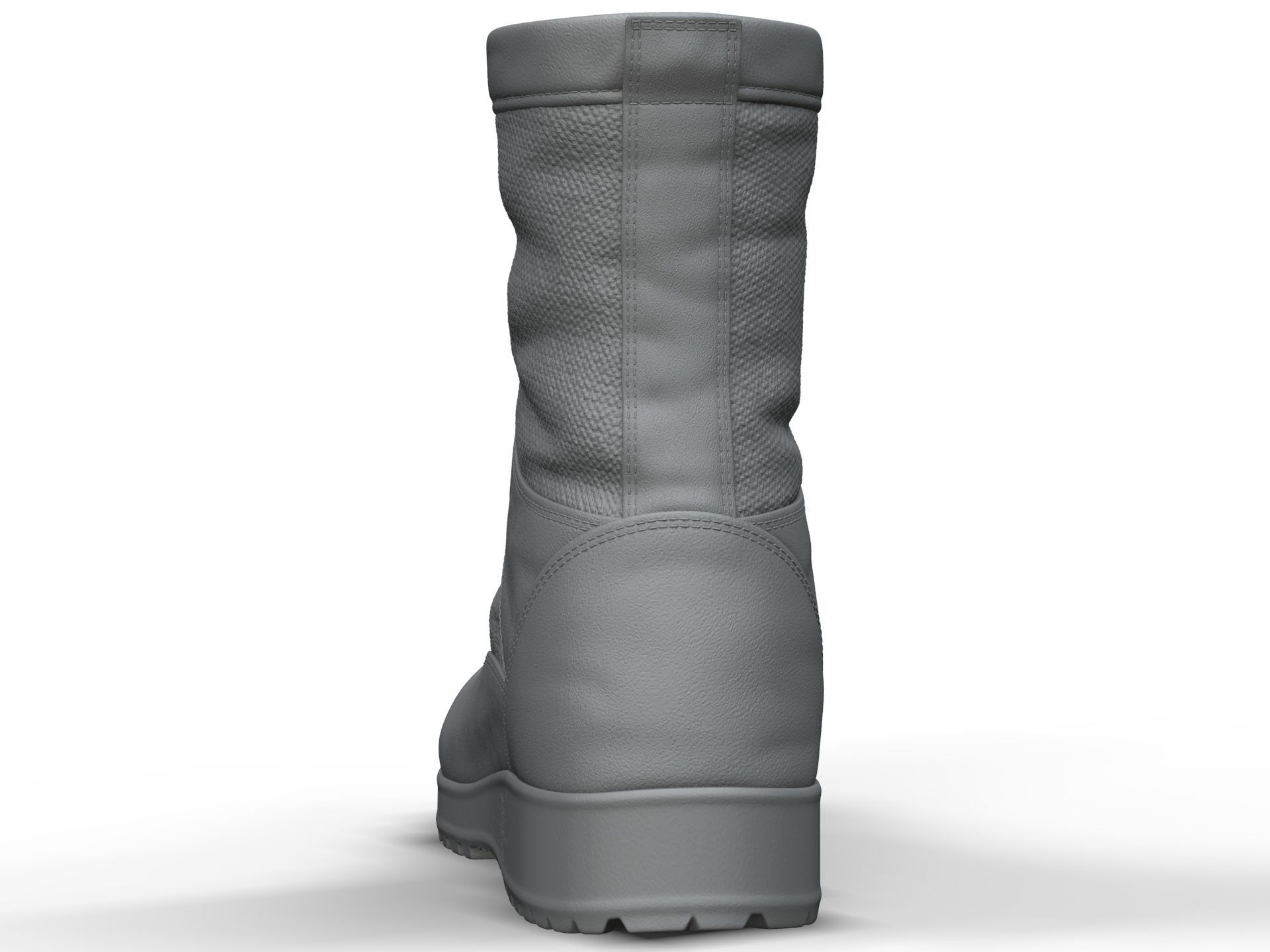 Army Boots - High Poly 3D model_6