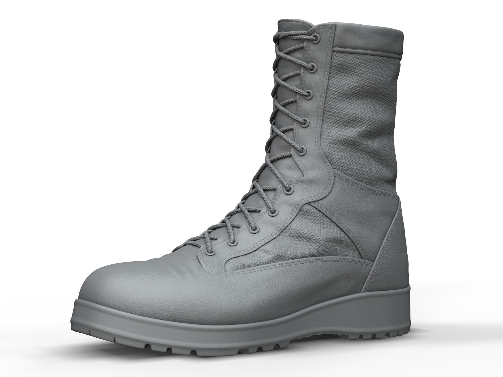 Army Boots - High Poly 3D model_1