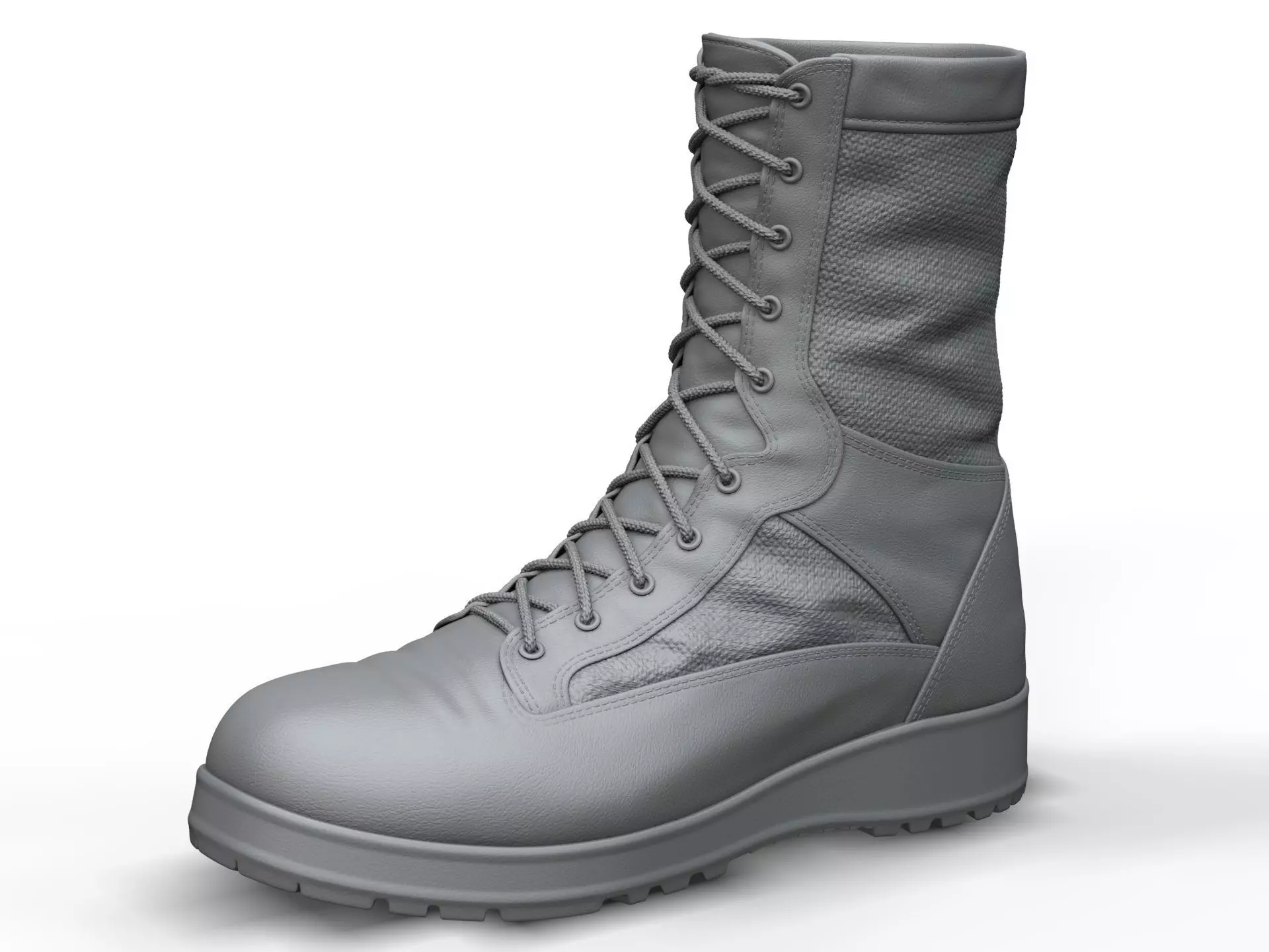 Army Boots - High Poly 3D model_0