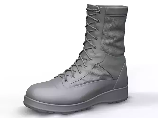 Army Boots - High Poly 3D model