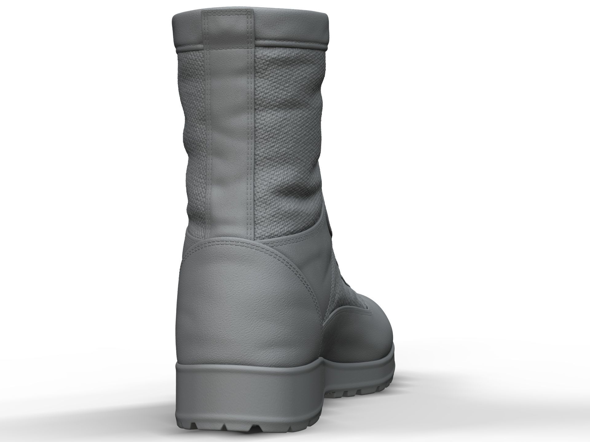Army Boots - High Poly 3D model_7