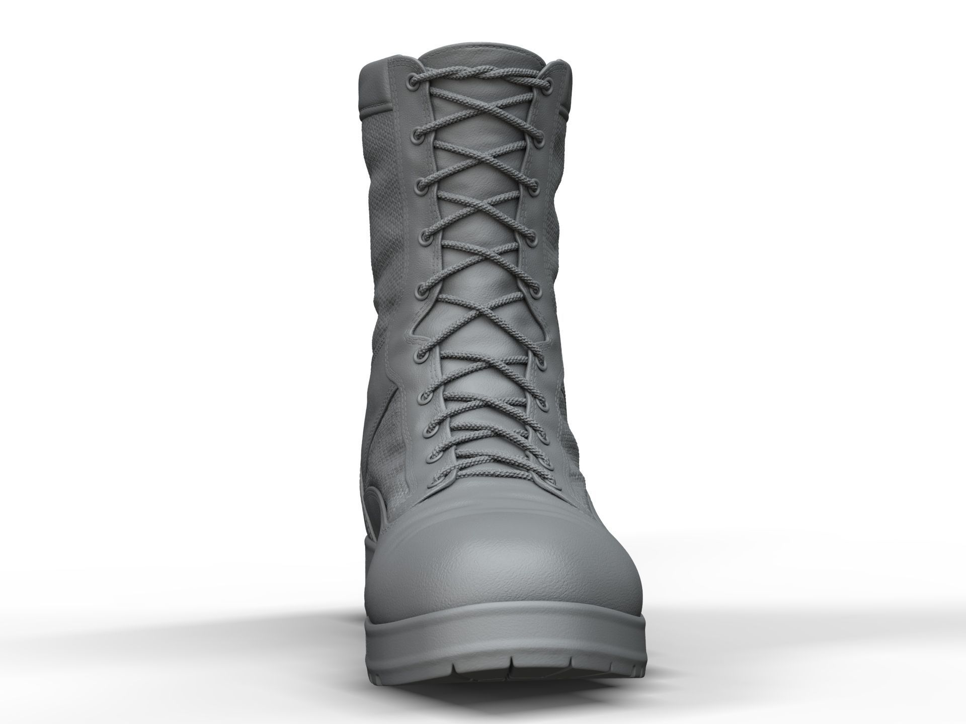 Army Boots - High Poly 3D model_14