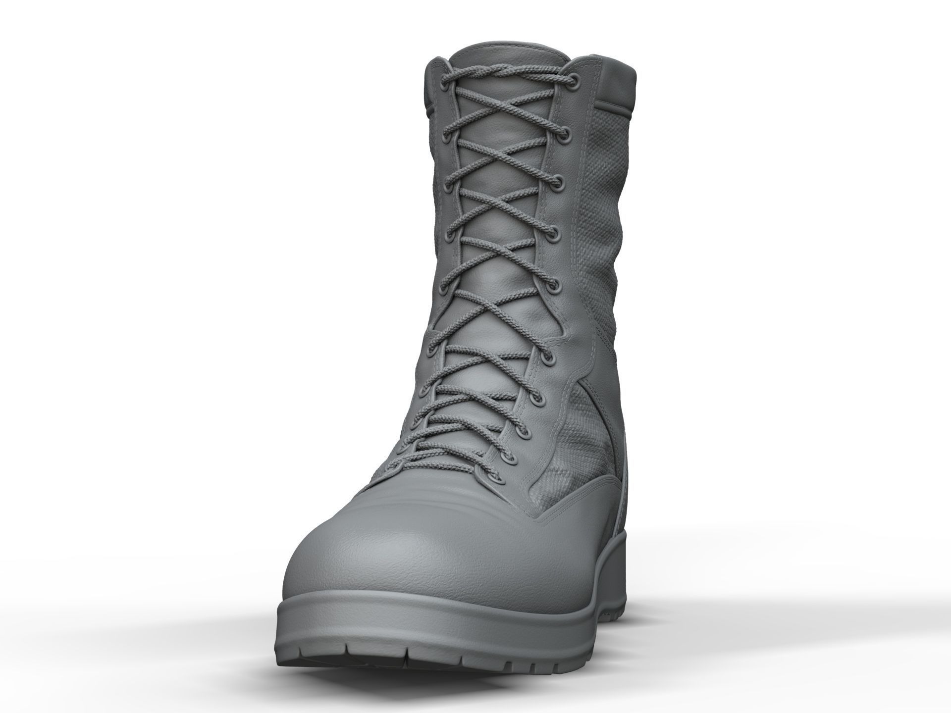 Army Boots - High Poly 3D model_15