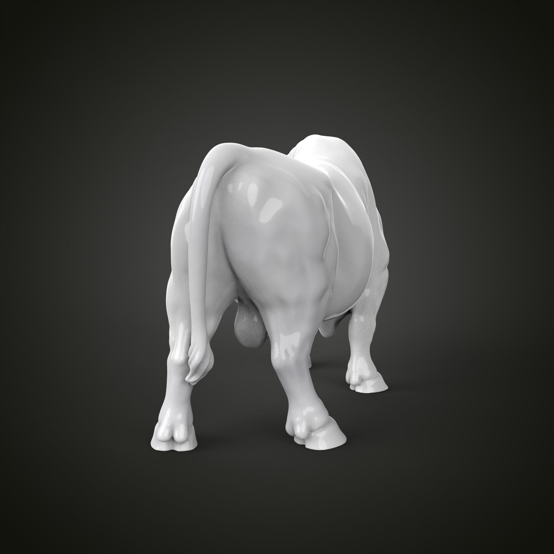 Bull sculpture 3D print model_19