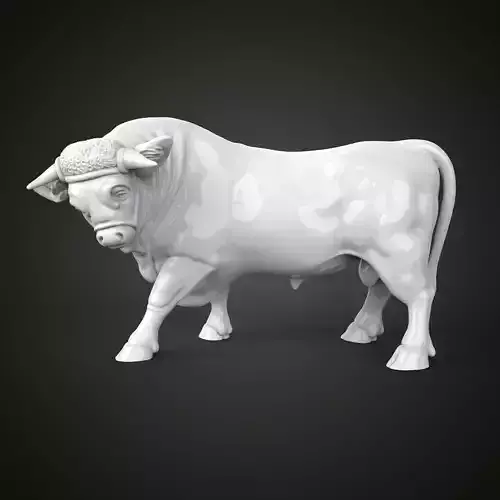 Bull sculpture