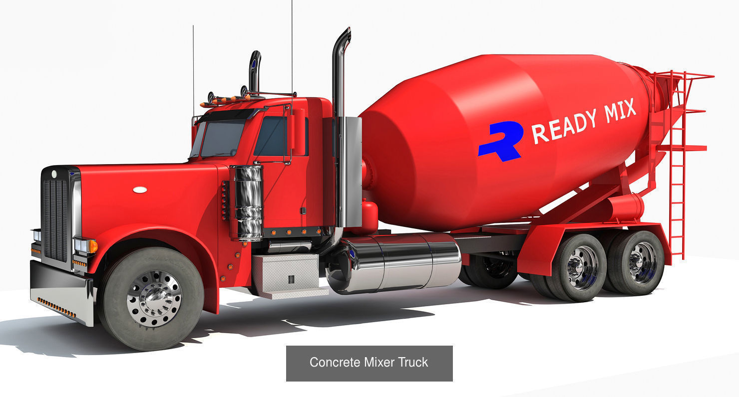 Heavy Construction Machinery 3D Model Collection_2