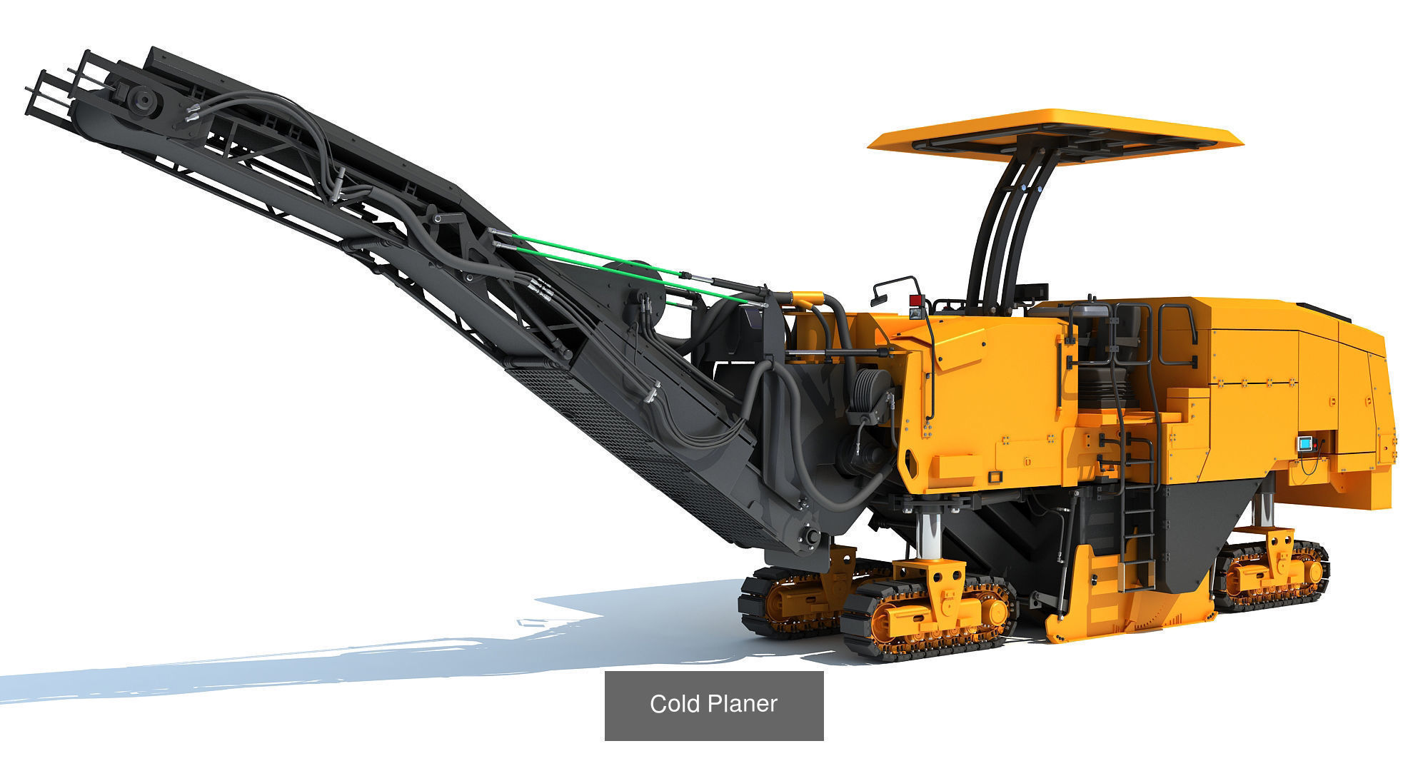 Heavy Construction Machinery 3D Model Collection_7