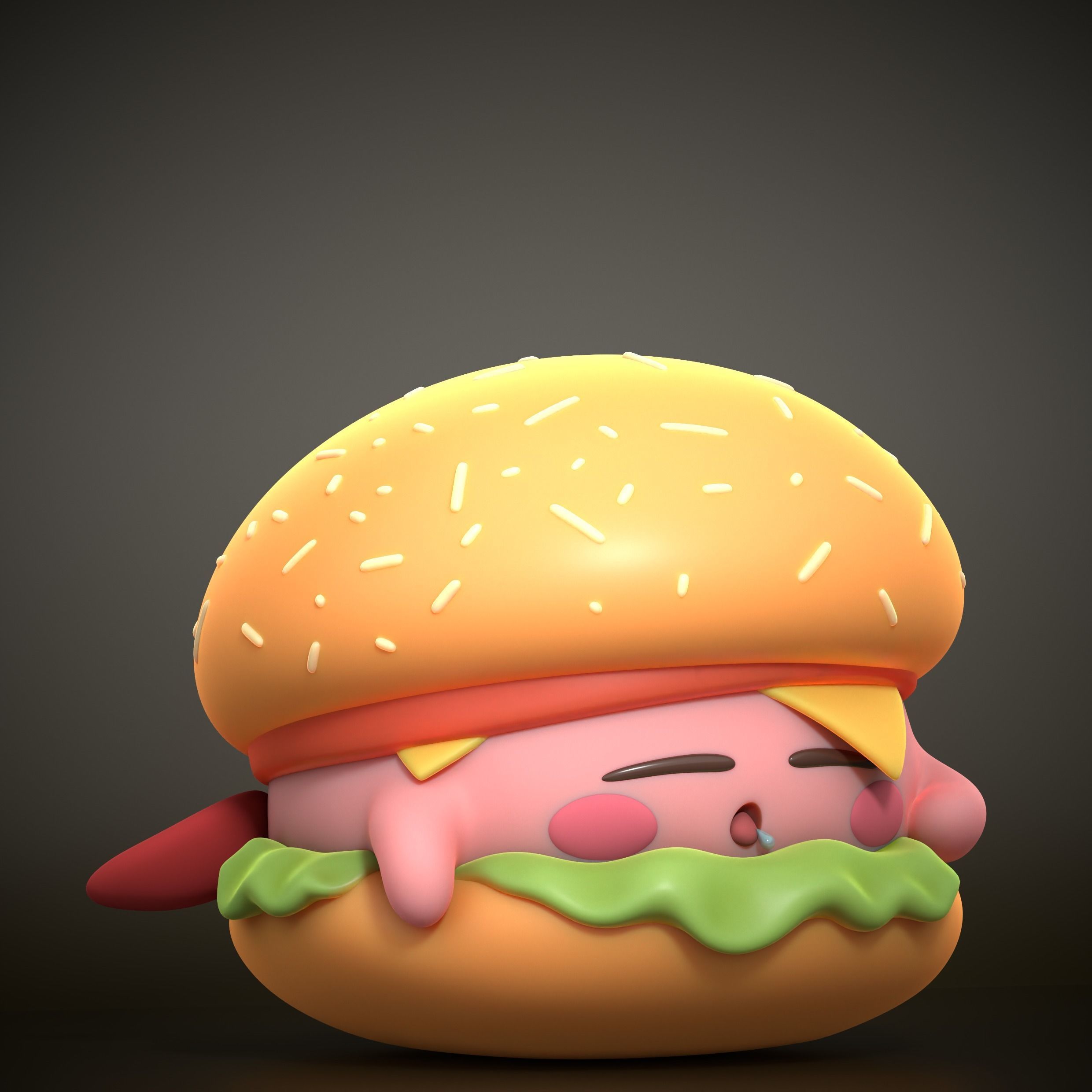 Kirby collection kawaii burger _5