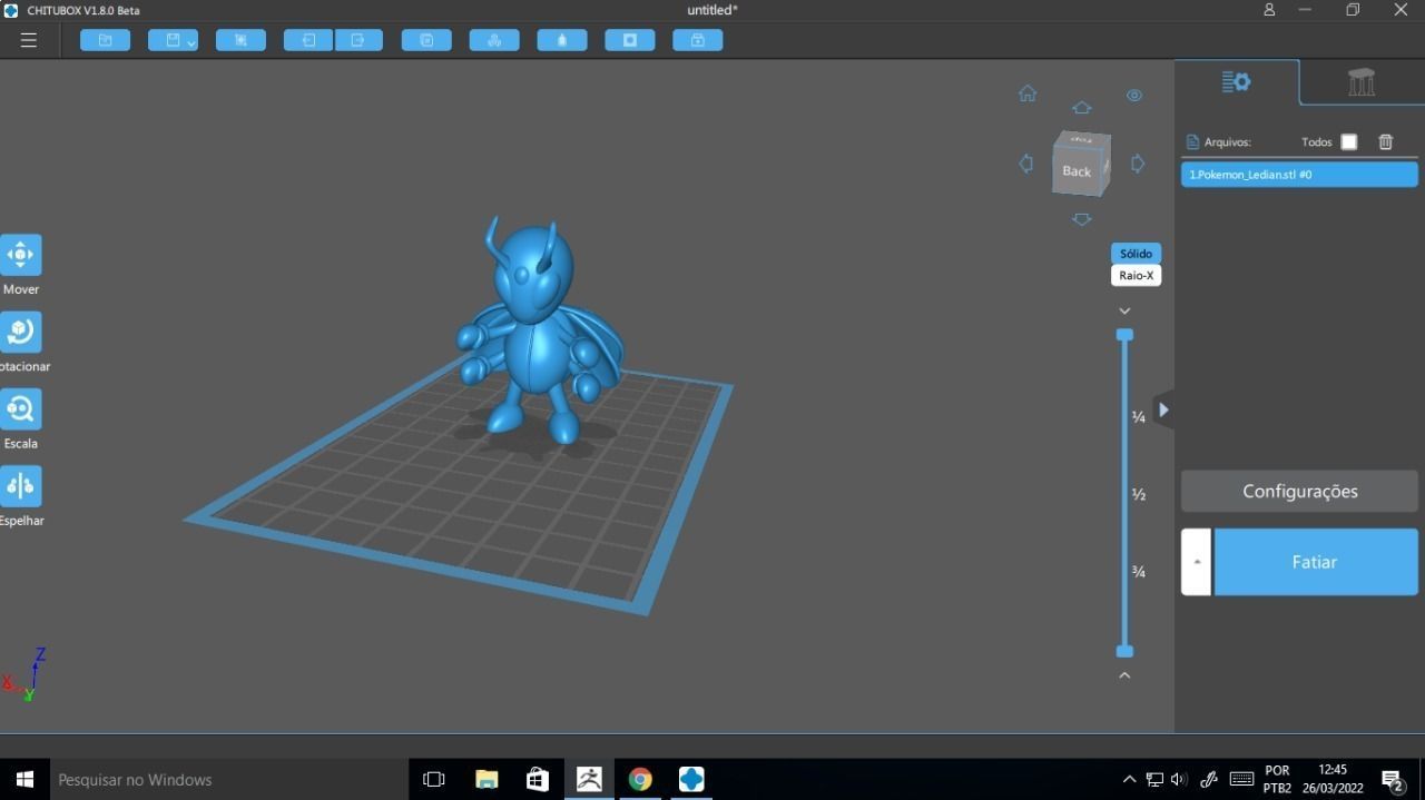 Ledian Pokemon 3D file 3D print model_1