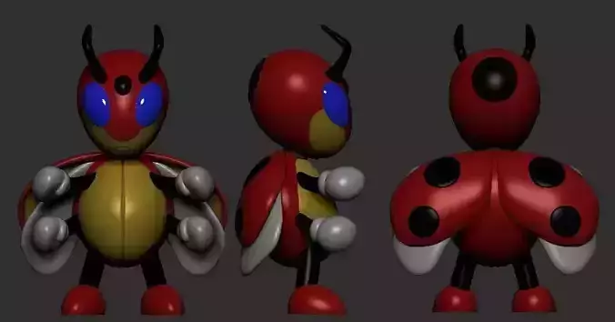 Ledian Pokemon 3D file