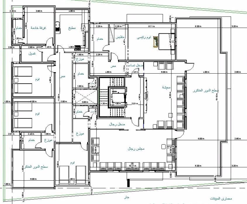 house complete revit project p7 3D model_22