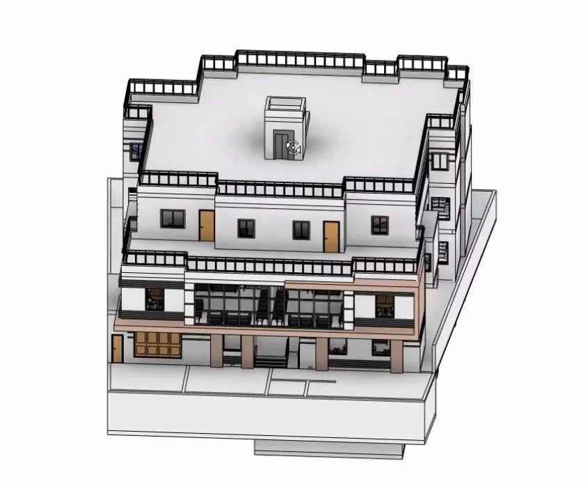 house complete revit project p7 3D model_0