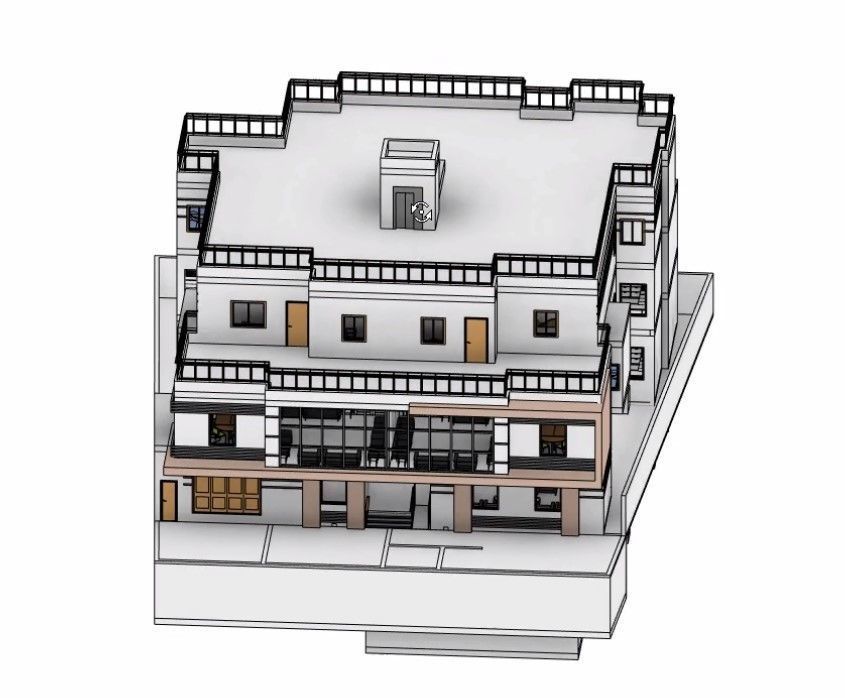 house complete revit project p7 3D model_20