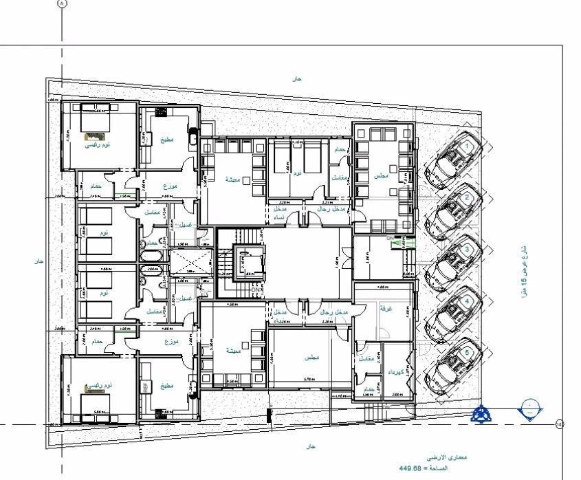 house complete revit project p7 3D model_17