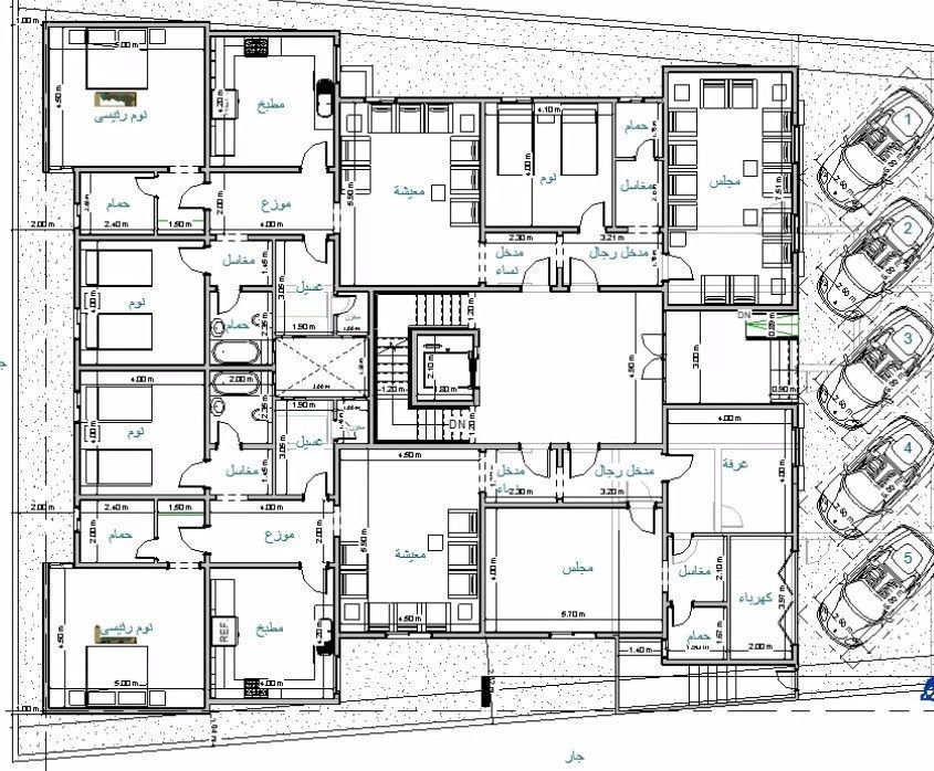 house complete revit project p7 3D model_24