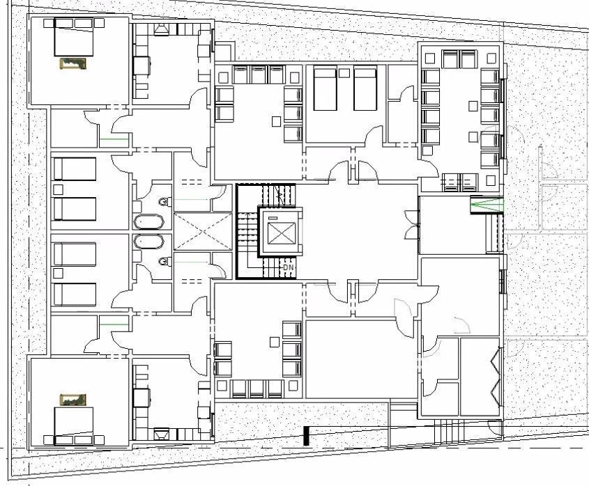 house complete revit project p7 3D model_23